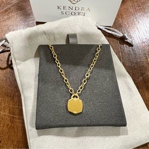 Kendra Scott Davis Chain Necklace in White Diamond